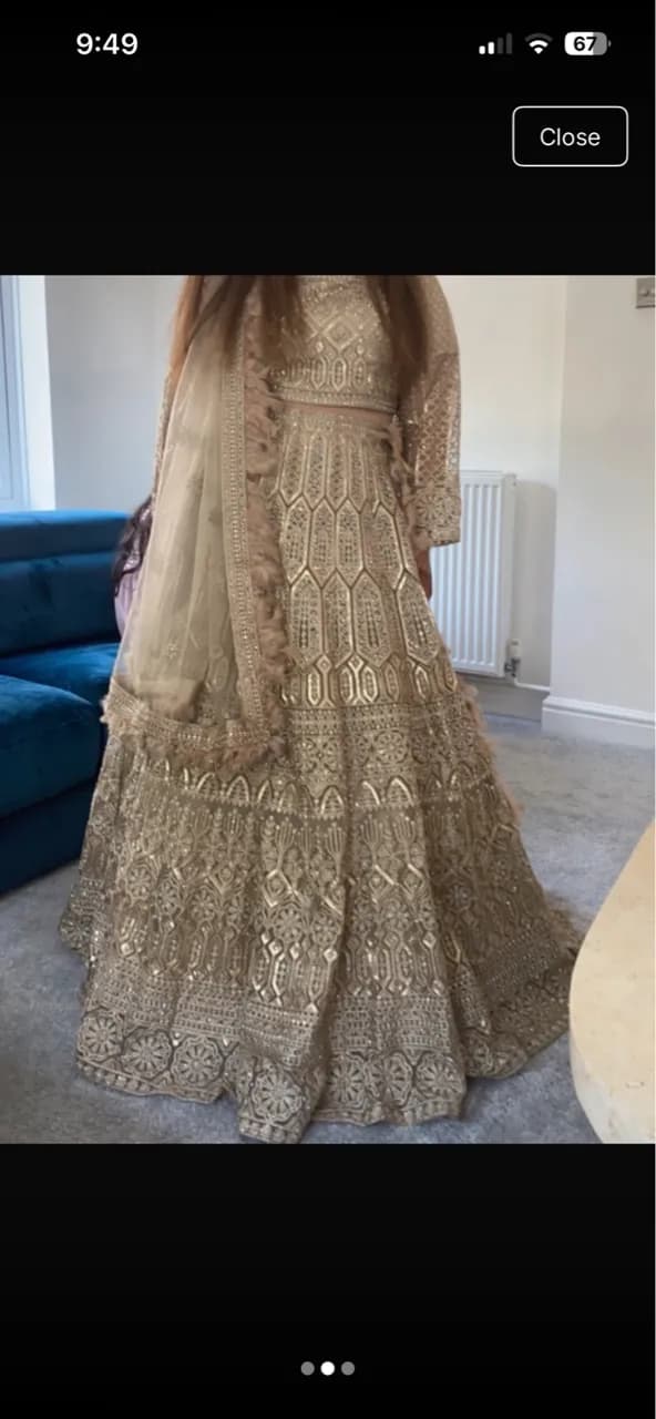 Champagne gold Lehenga — image 1