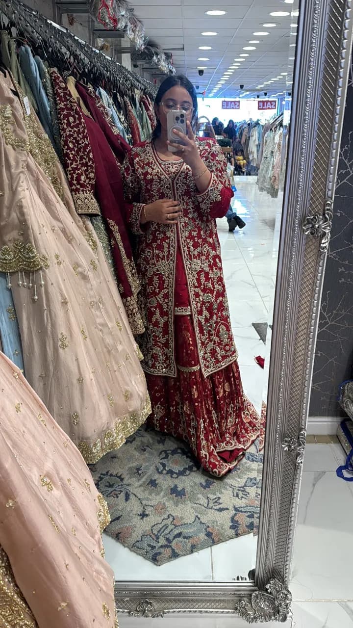 Bridal red lehnga