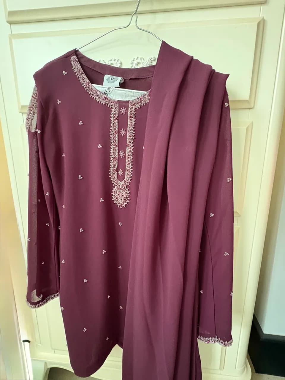Paaneri deep purple Shalwar Khameez — image 1