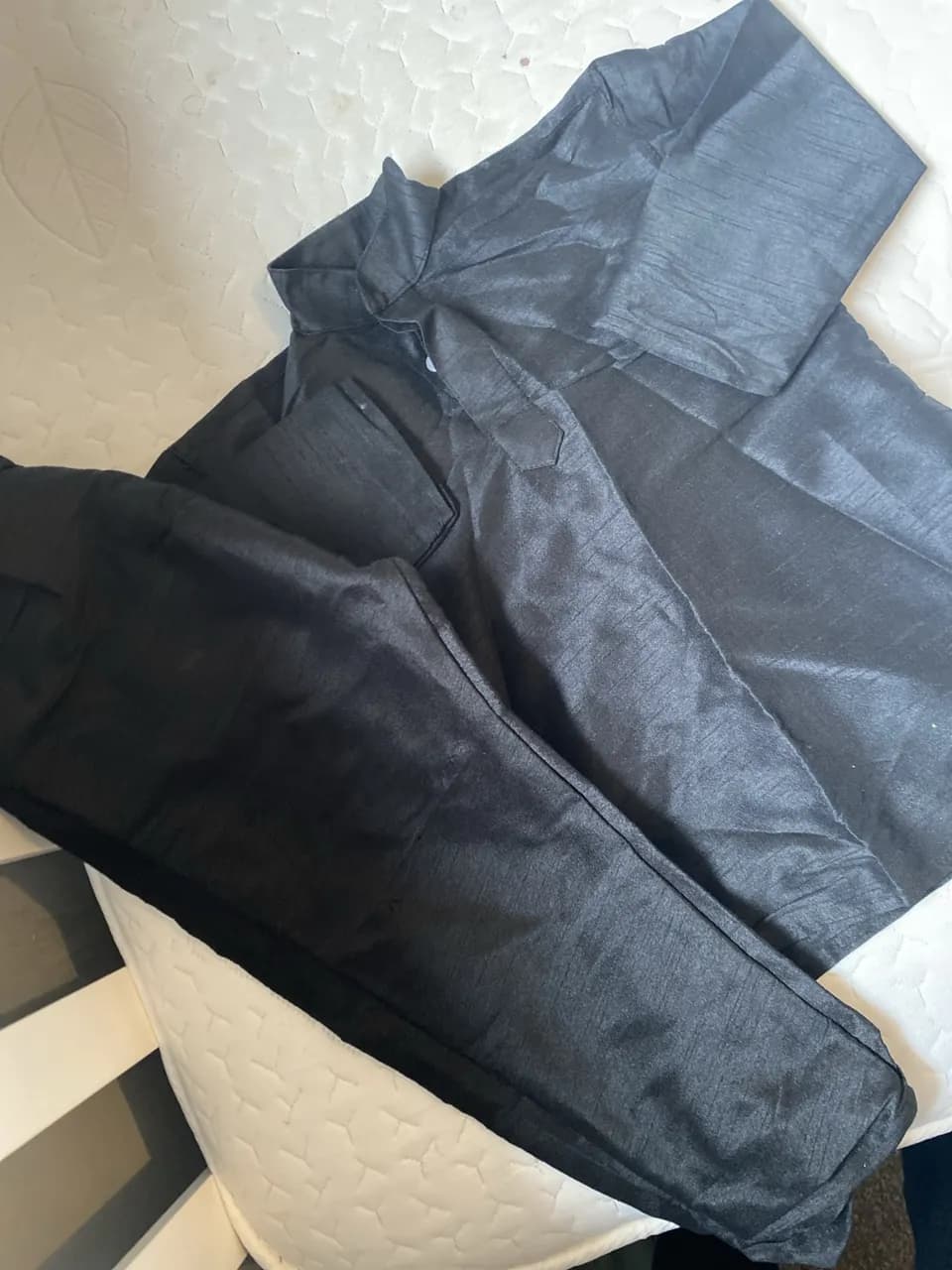 Boys Black Shalwar Kameez Size 1 — image 1
