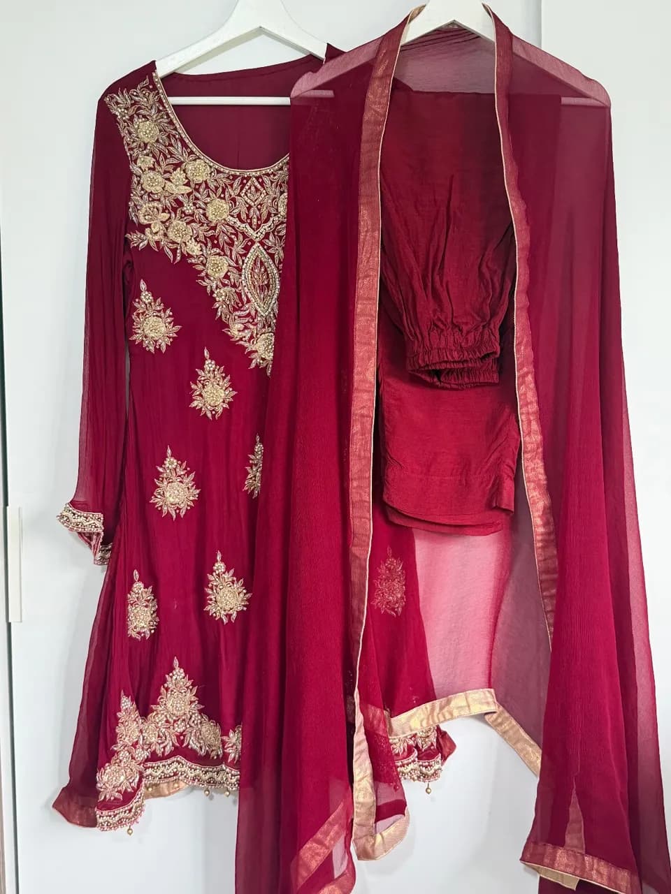 Partywear/Formal Pakistani suit- Zardozi work