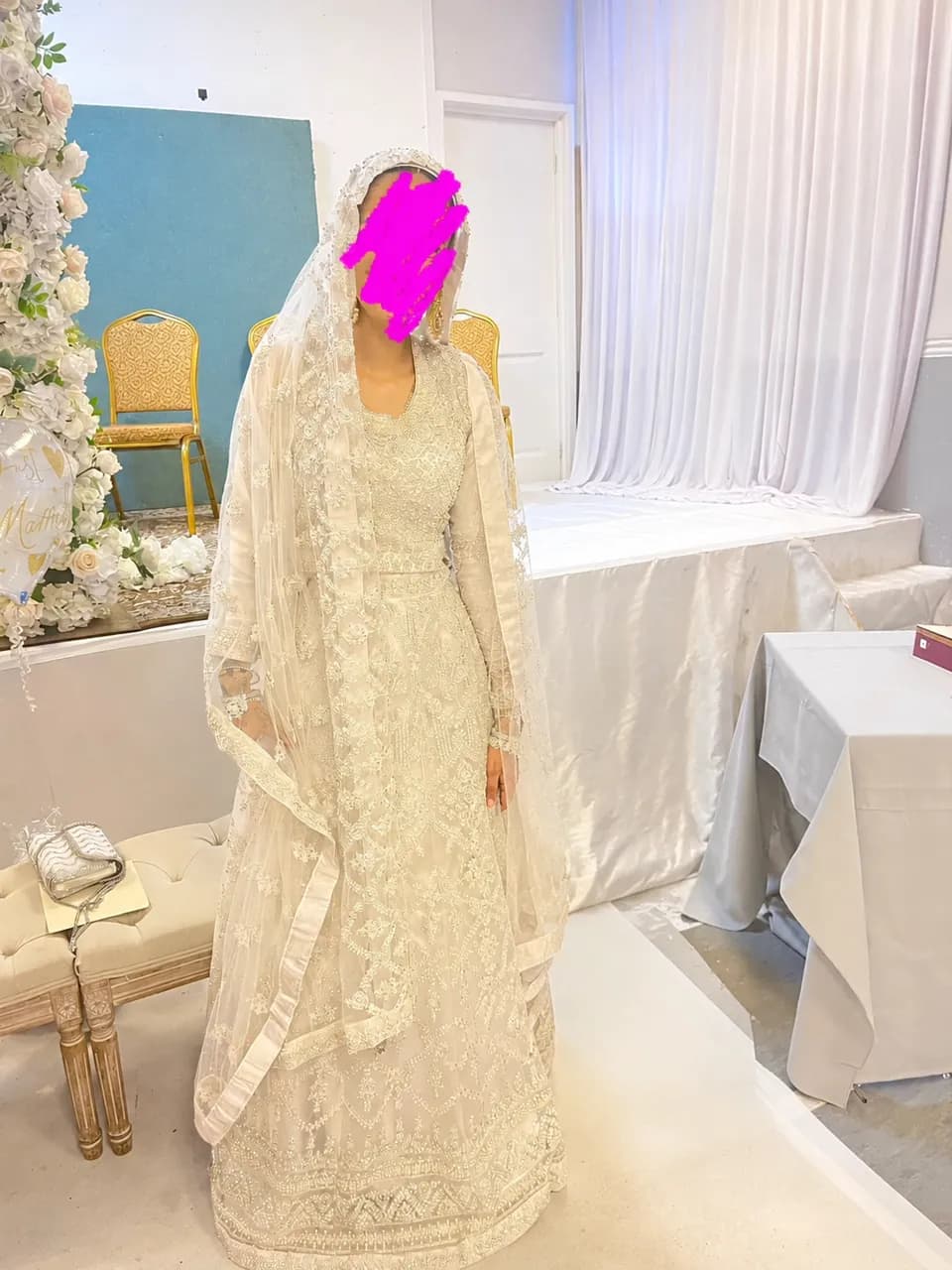 White bridal lenga — image 1
