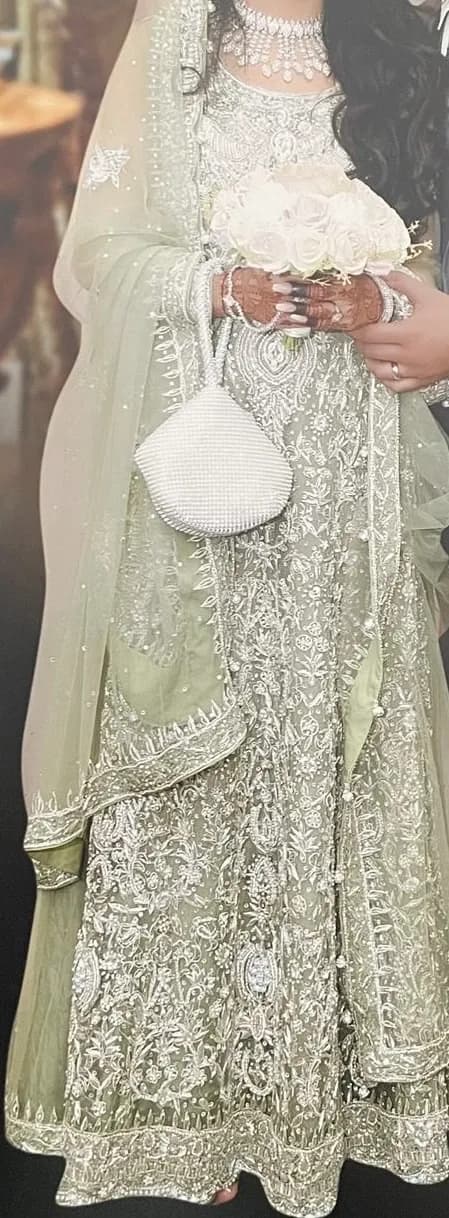 Bridal lengha with dupatta — image 1