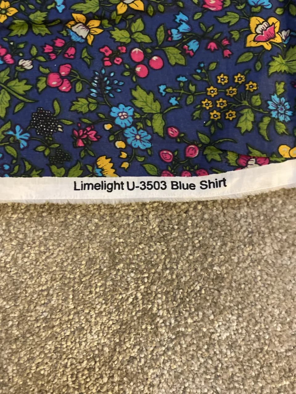 Limelight Printed Shirt Material — image 1