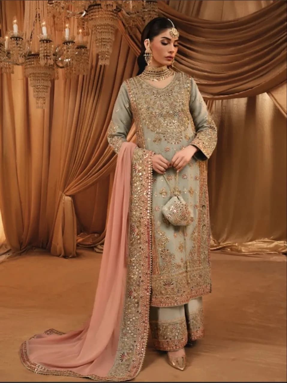 4pc Wedding Formal Dress — image 1