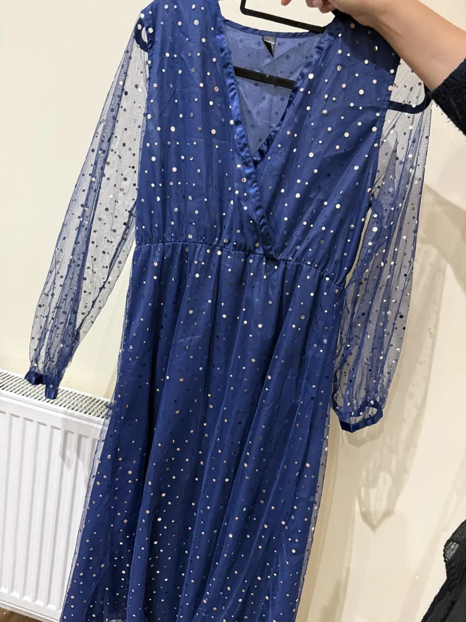 Blue sparkly dress — image 1