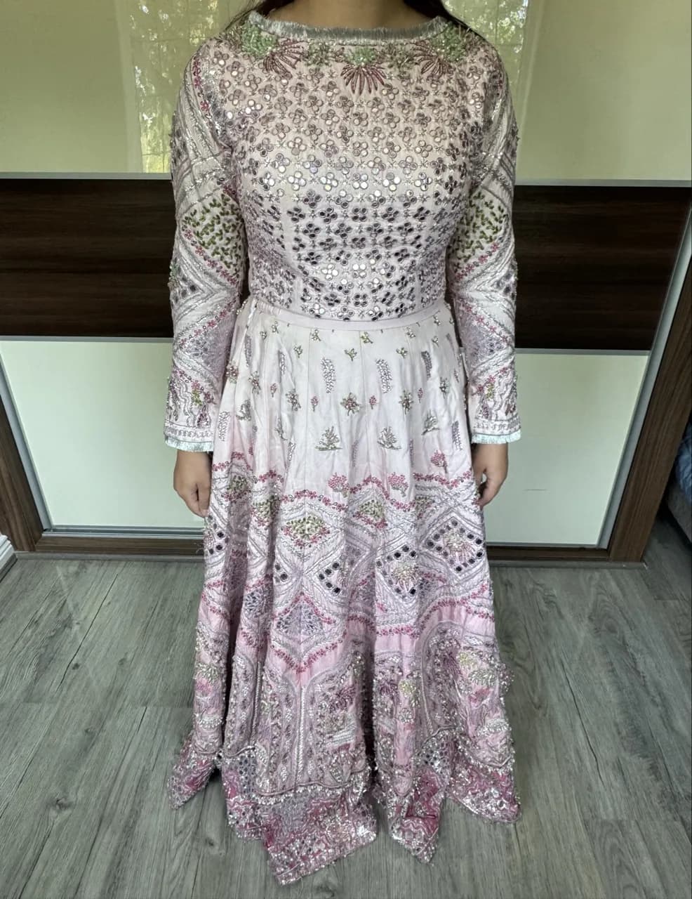 Mina Kashif Pink Lengha Choli — image 1