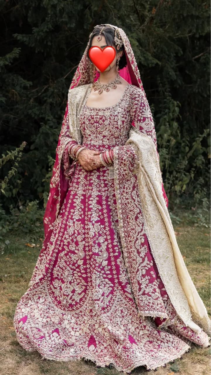 Suffuse heavy embroidery bridal with shawl and dubatta — image 1
