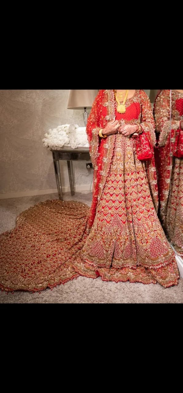 Red Bridal Lehnga — image 1