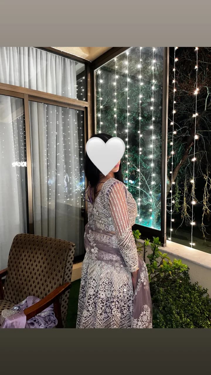 Heavy embrioded lengha — image 1