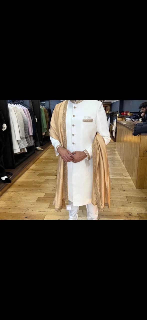 Sherwani Kurta Shawl - Khan Collection