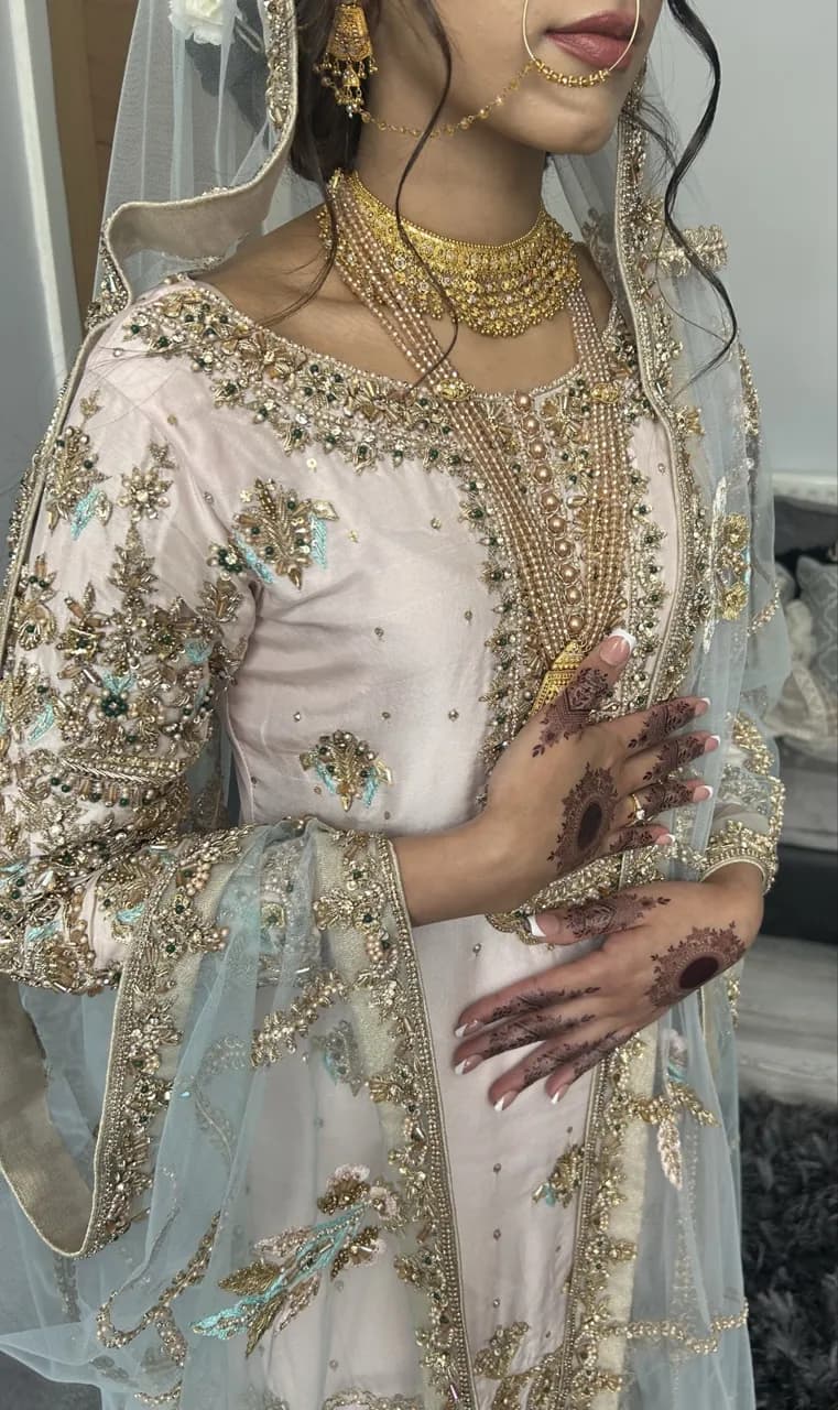 Bridal/bridesmaid nikkah/mehndi outfit — image 1