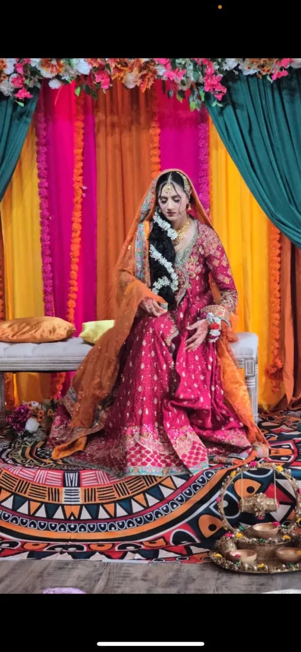 Mina Hassan bridal mehndin outfit — image 1