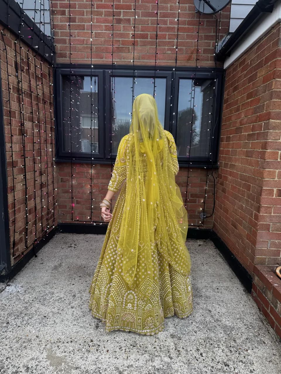 Lengha with dupatta