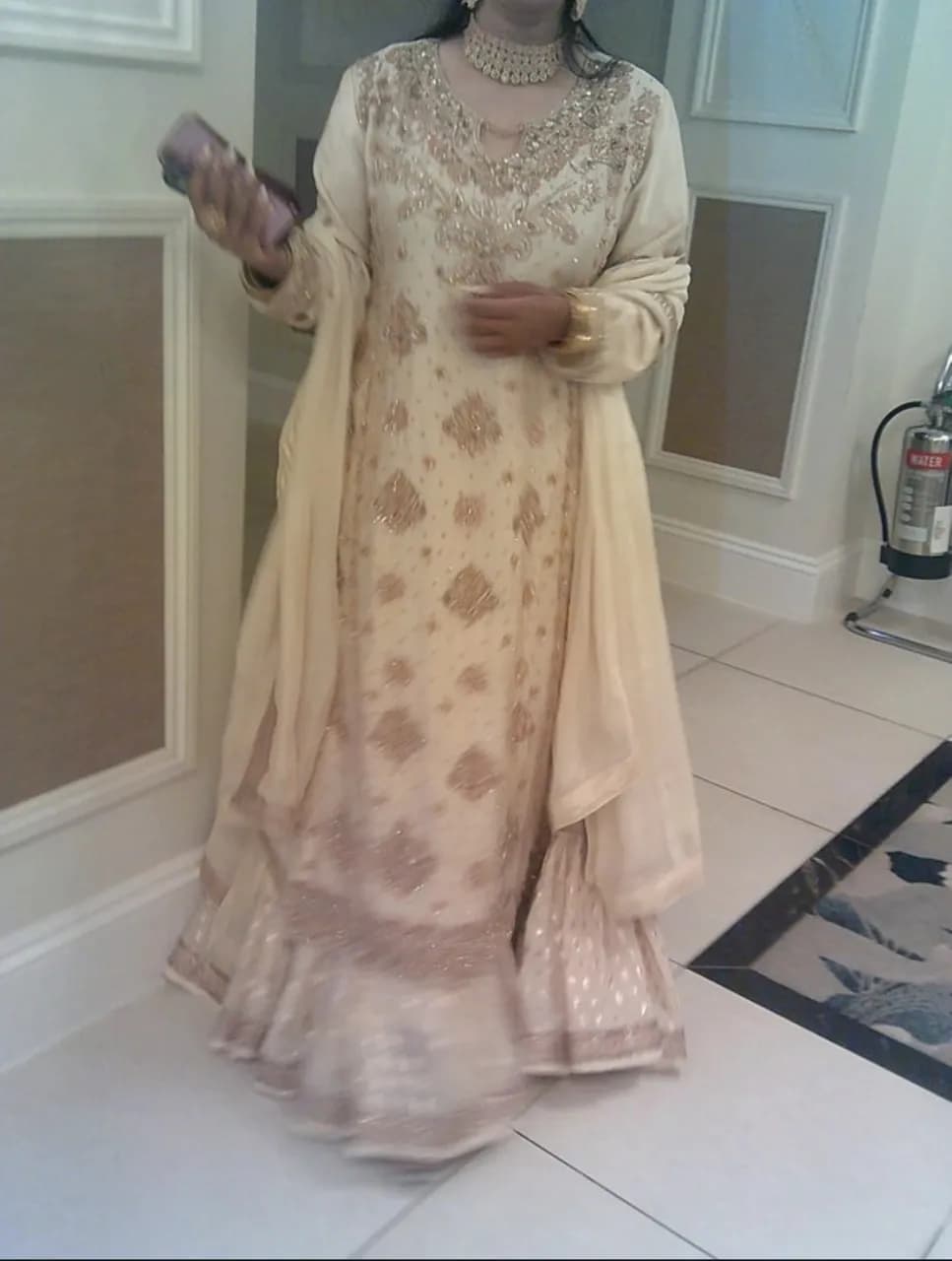 Ivory Gharara suit ( extra trousers inc too)