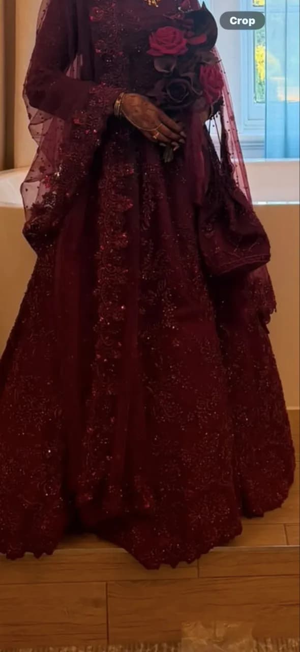 Red on red Lehnga — image 1