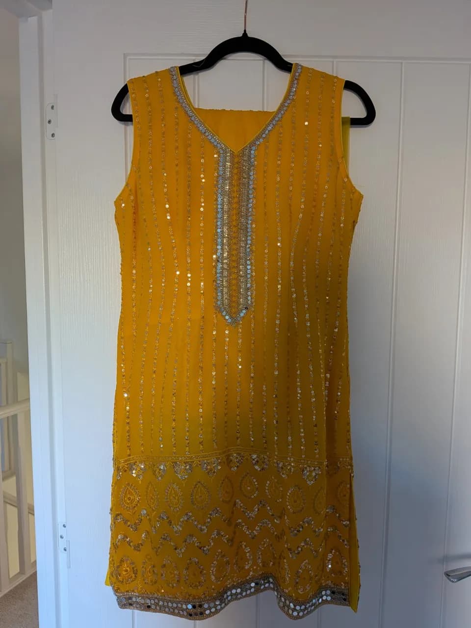 Brand New Yellow Mehndi Outfit Size 38 Brand New