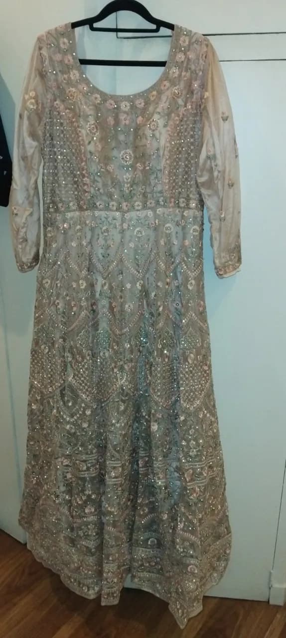 Heavy Embroidery Bridal Dress