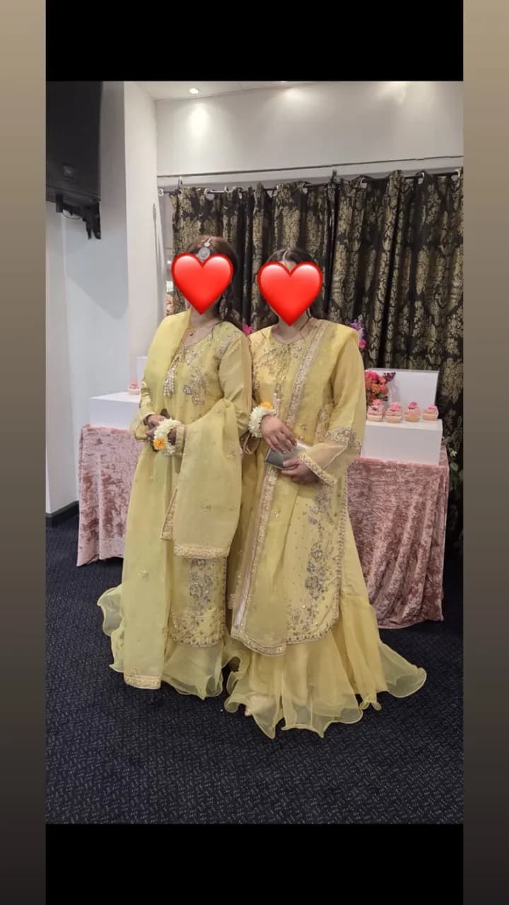 Dastoor collection Butteryellow 3 piece outfit