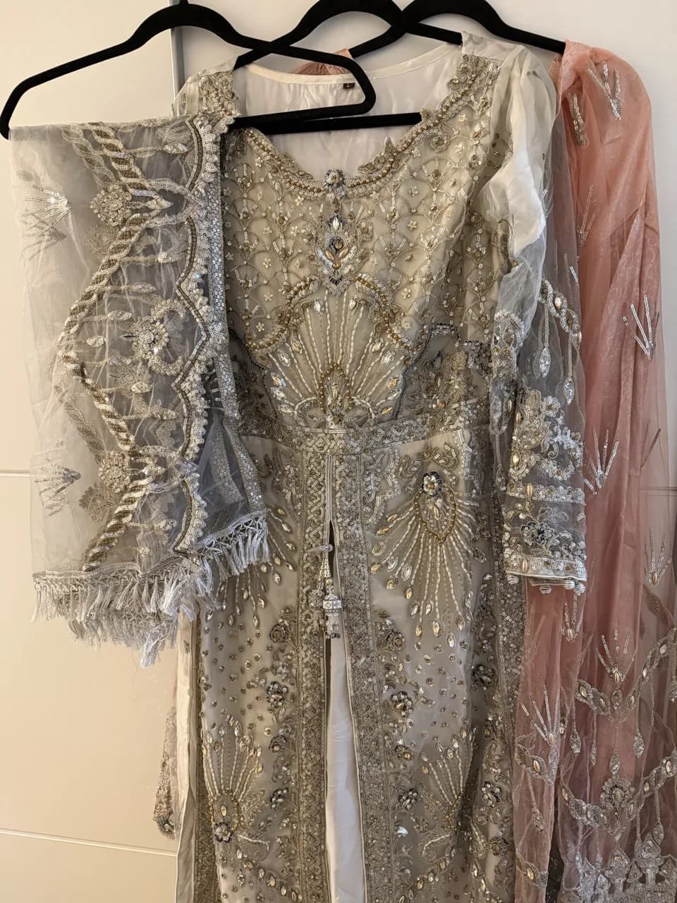 long kameez with skirt and dupatta — image 1