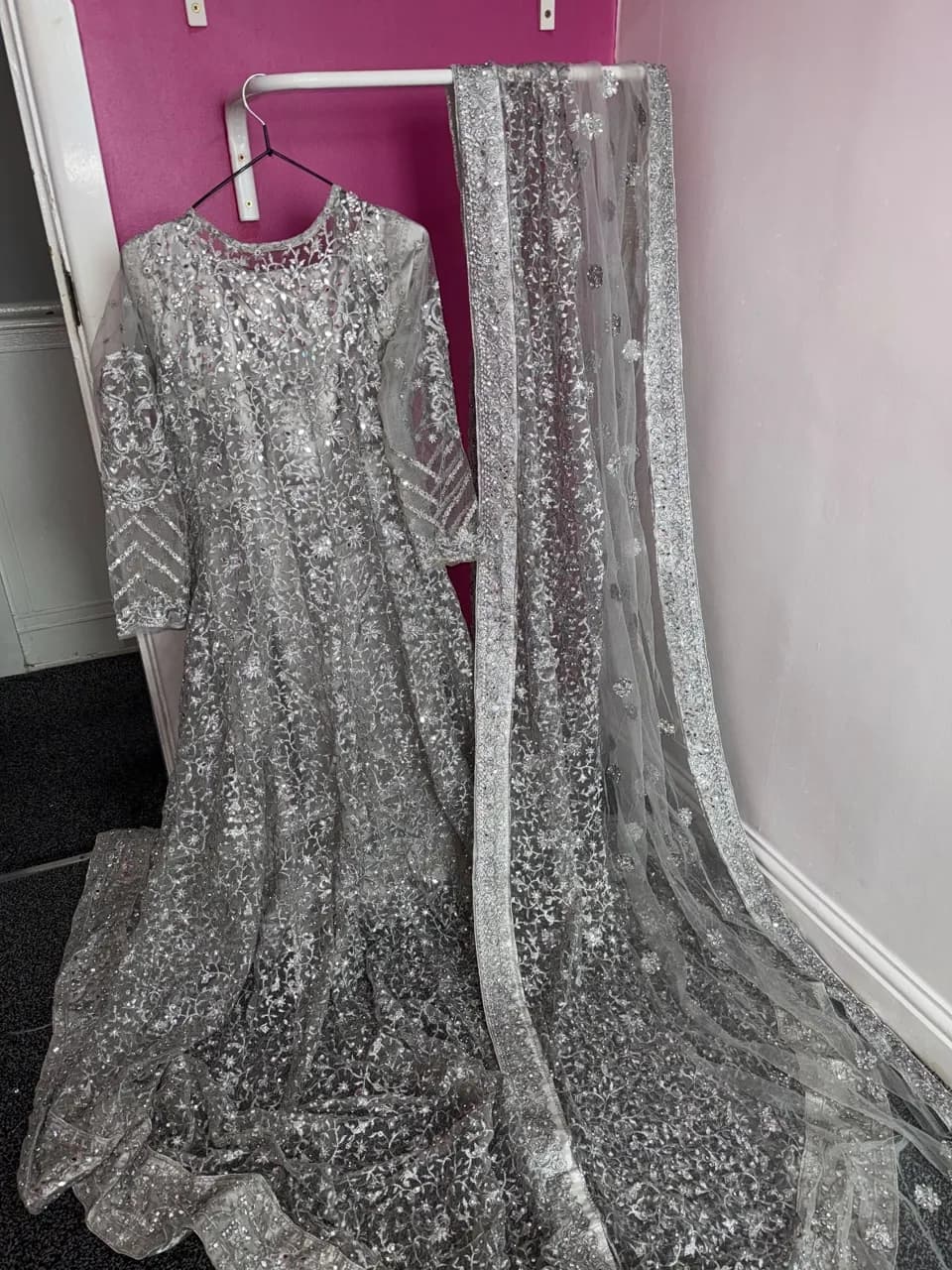 Bridal Valima reception maxi dress — image 1