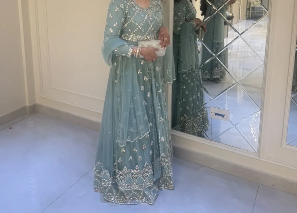 Blue party wear (M) — image 1