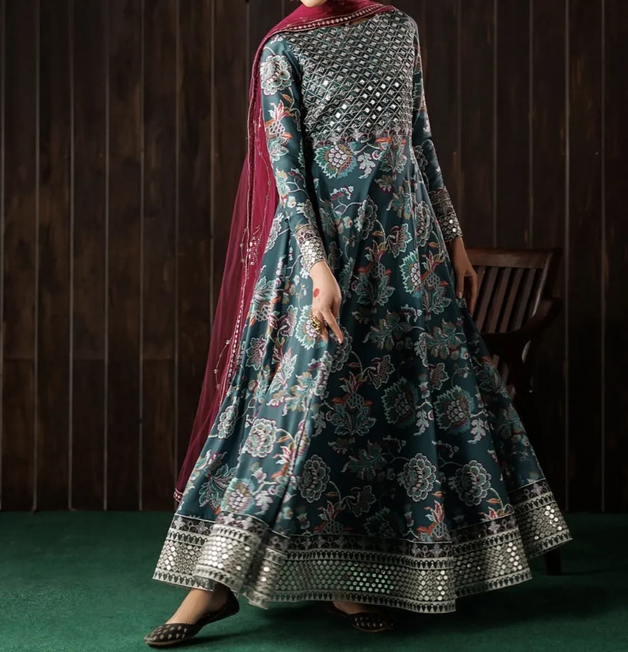 3 Piece Long Dress