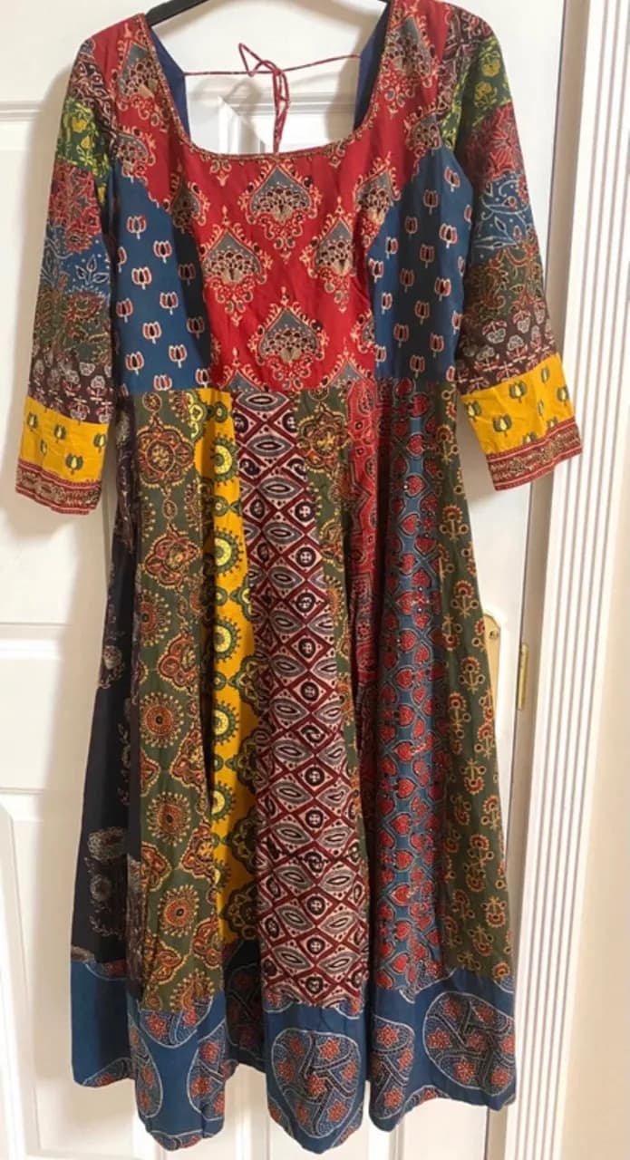 Multi colour anarkali top — image 1