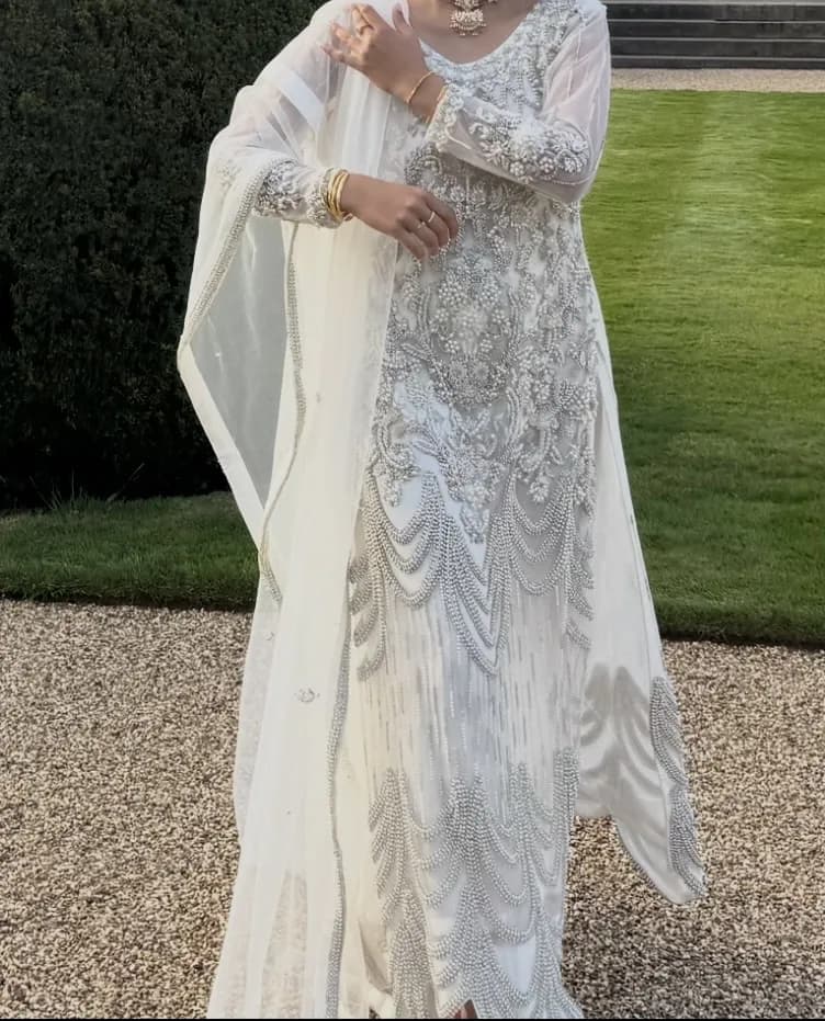 White pearl Suit — image 1