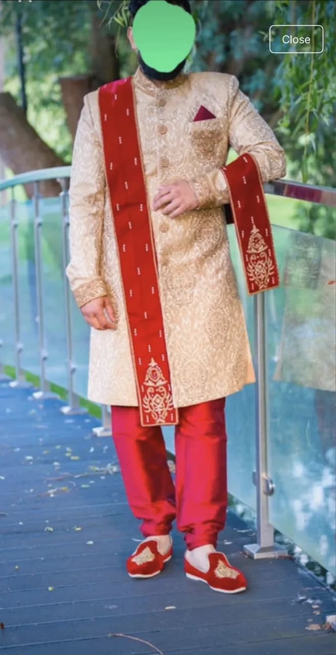 Men’s wedding sherwani