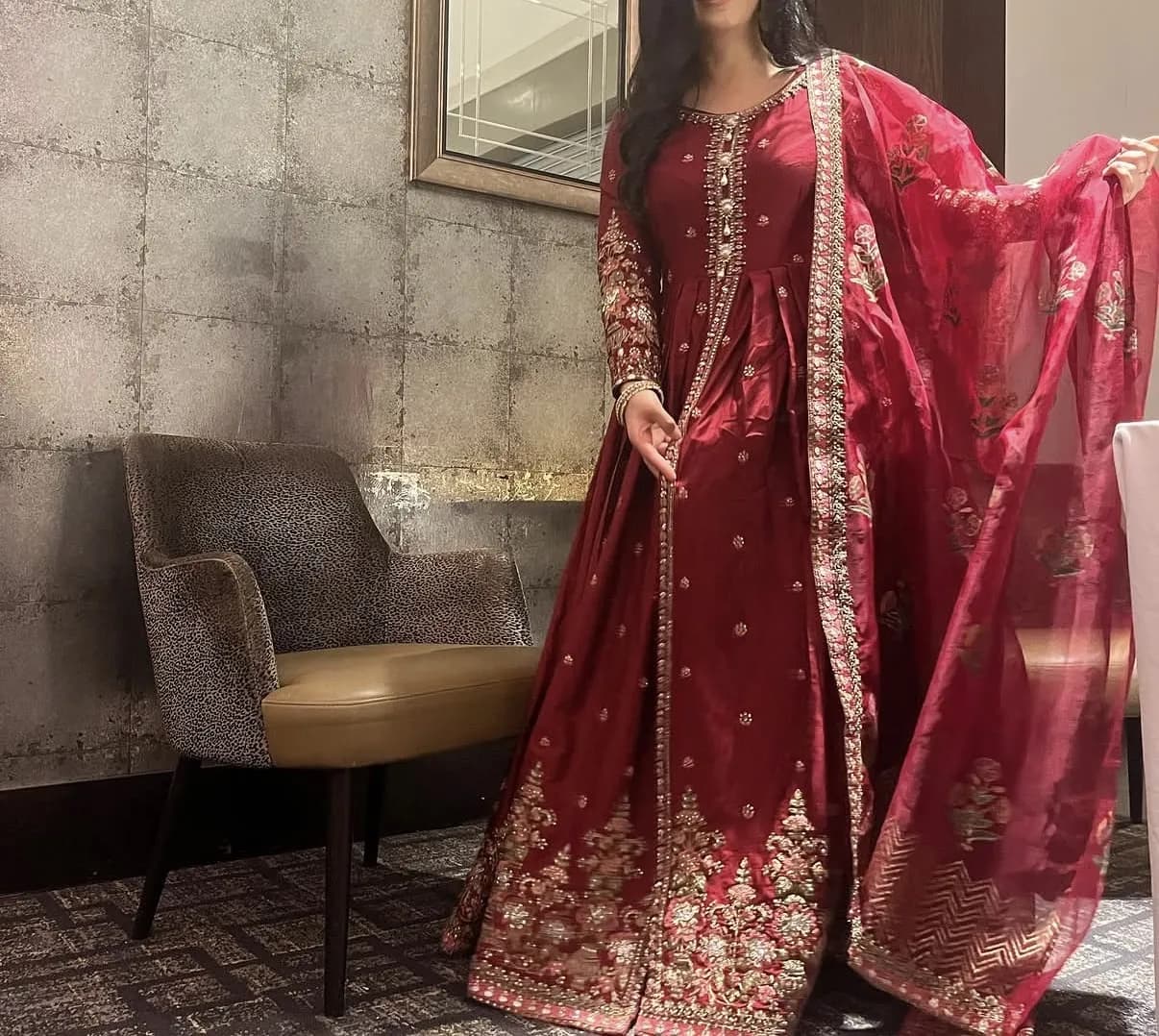 Maria B Anarkali Dress — image 1