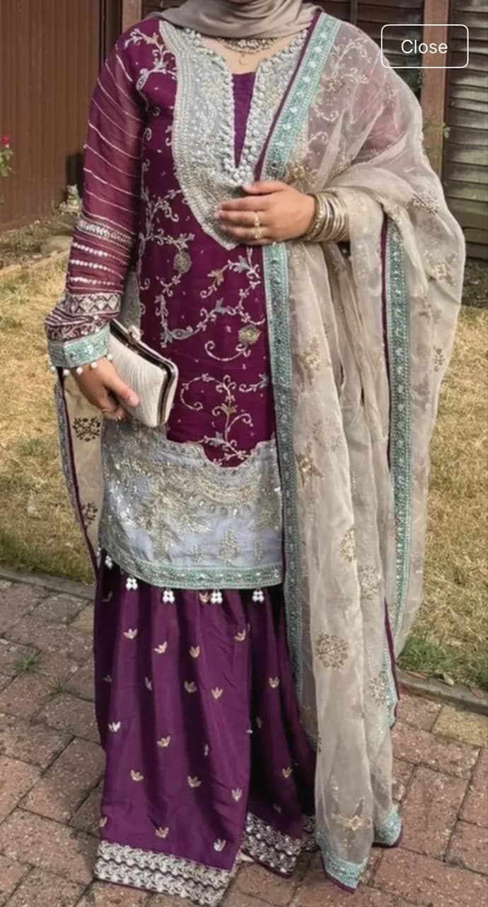Nureh Pakistani gharara — image 1