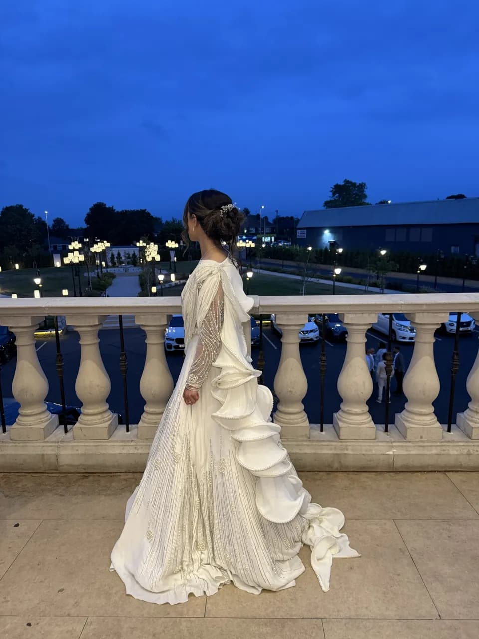 Gorgeous White Embellished Skirt and Top — image 1