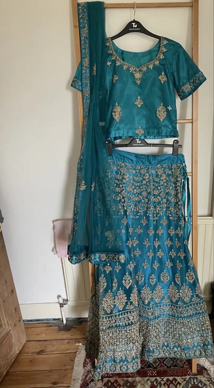 Blue lehenga — image 1