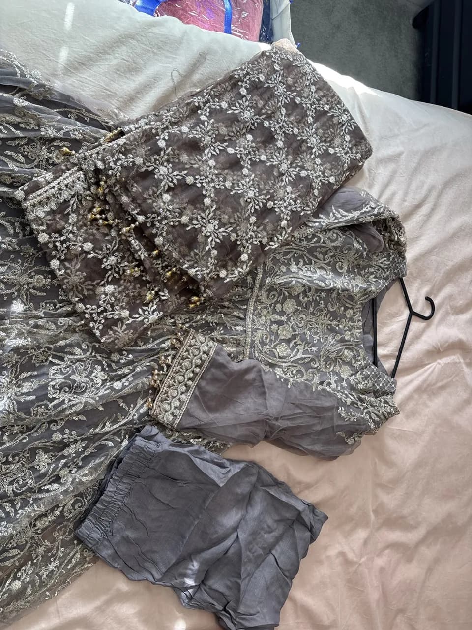 Party outfit- maxi dress (3 piece) — image 1