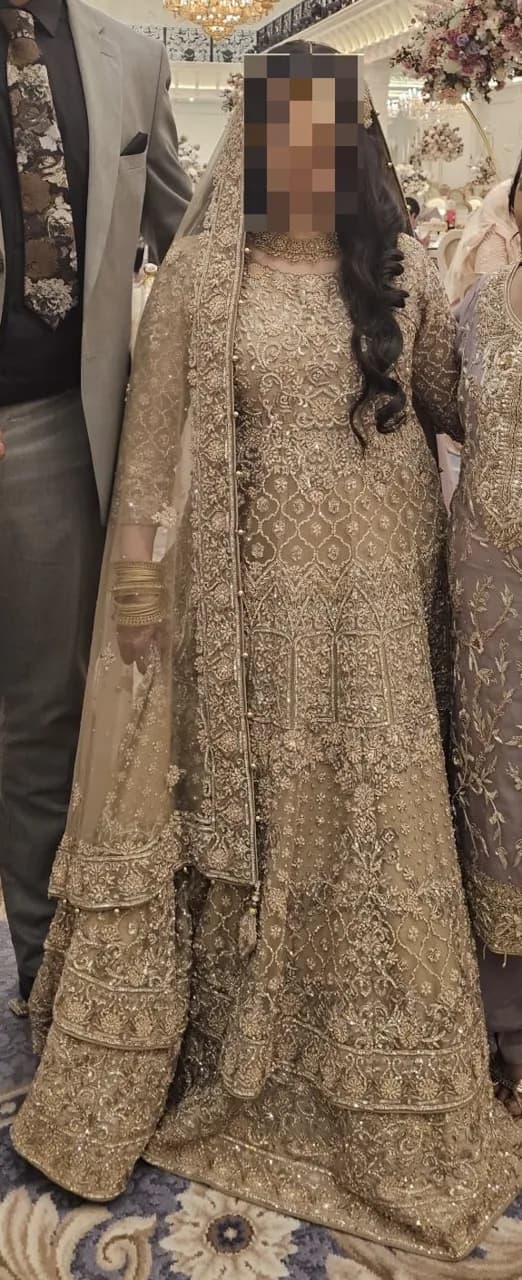 Heavy bridal walima dress — image 1