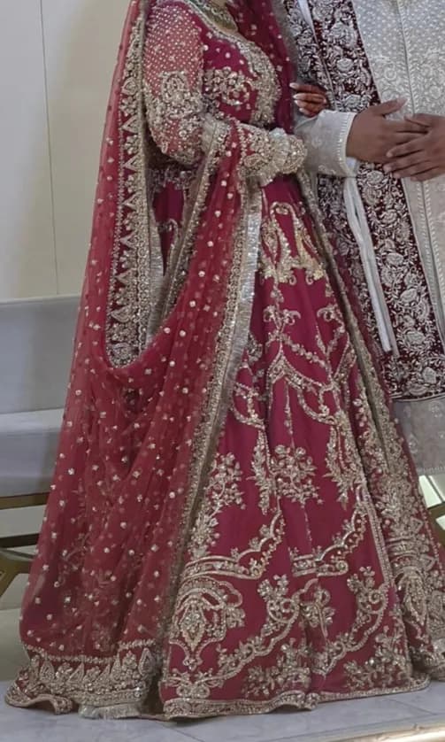 Faiza Saqlain bridal lehngha