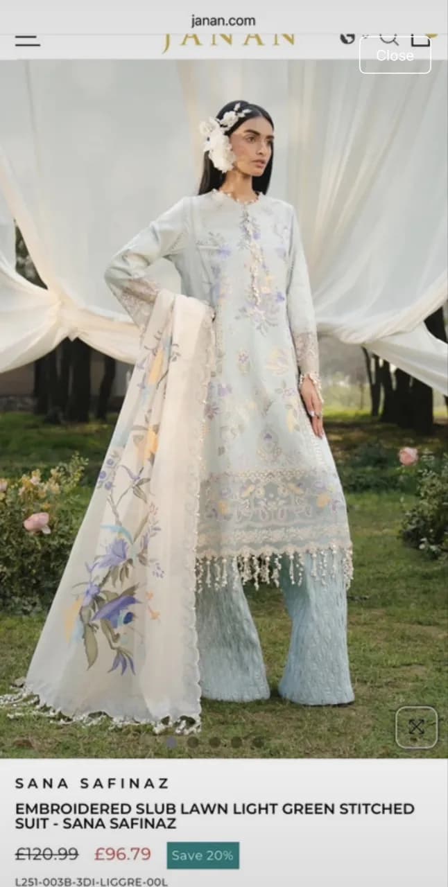 Sana safinaz luxury lawn — image 1