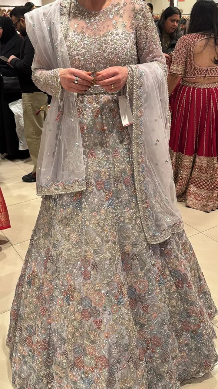 Beautiful Beaded and Sequinned Mother of the Groom Dress — image 1