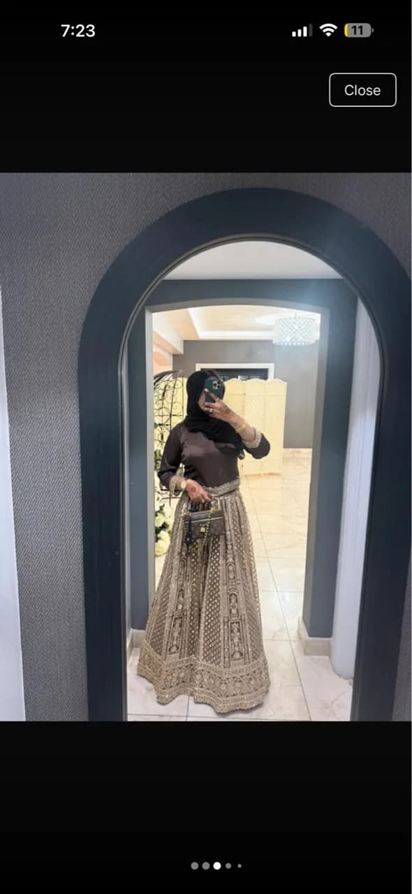 Brown lehnga — image 1