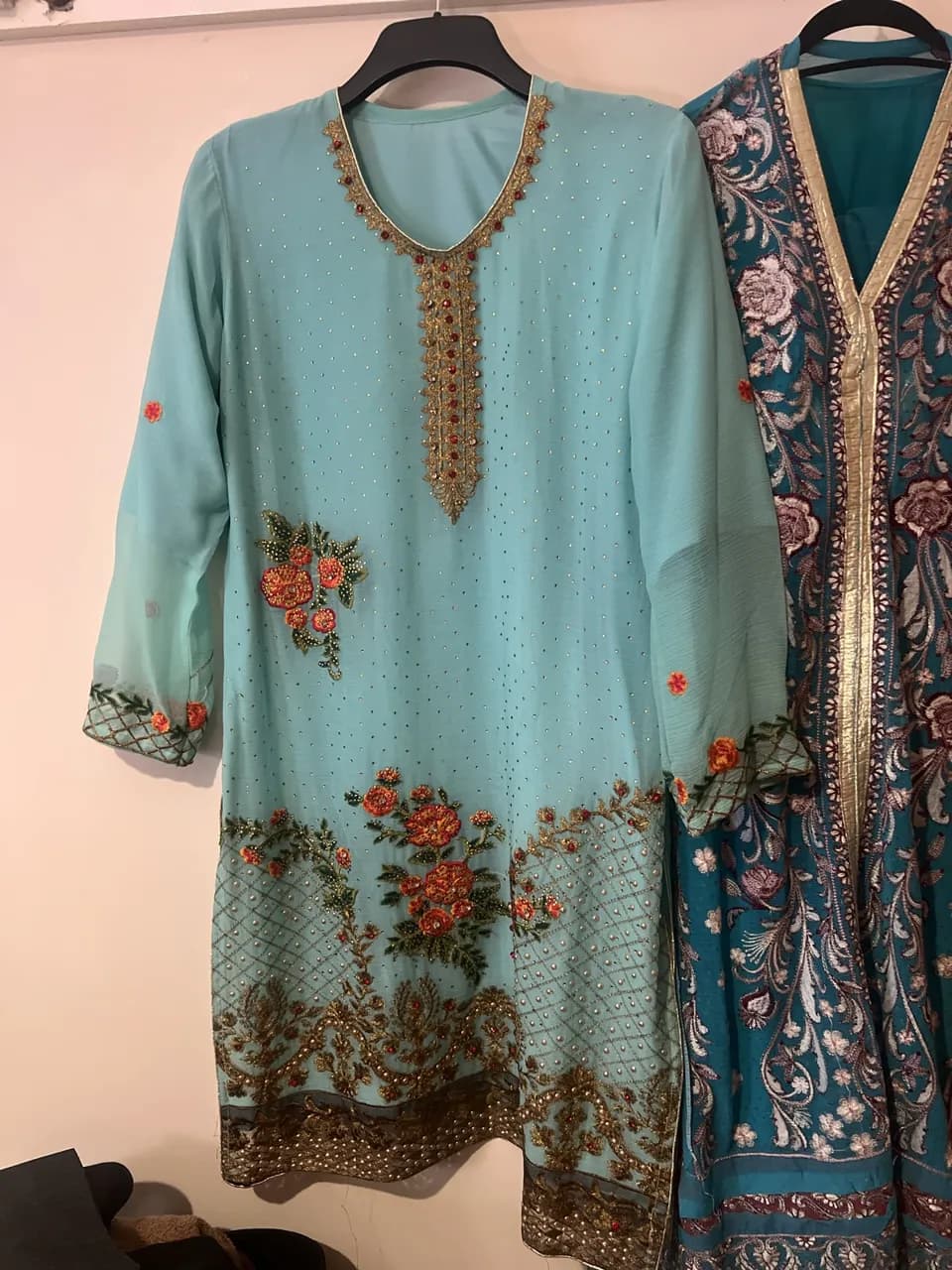 blue salwar kameez — image 1