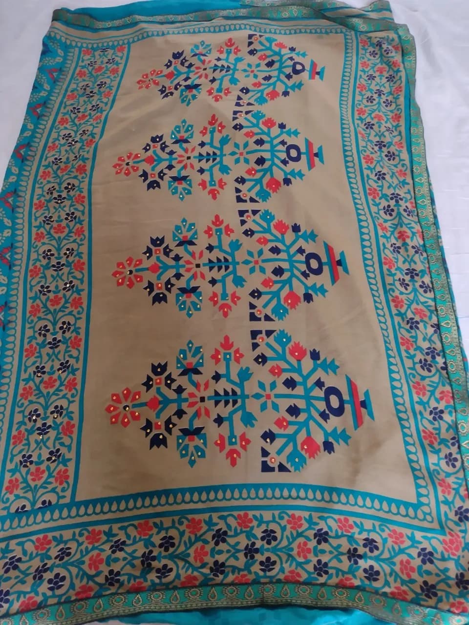 Printed saree