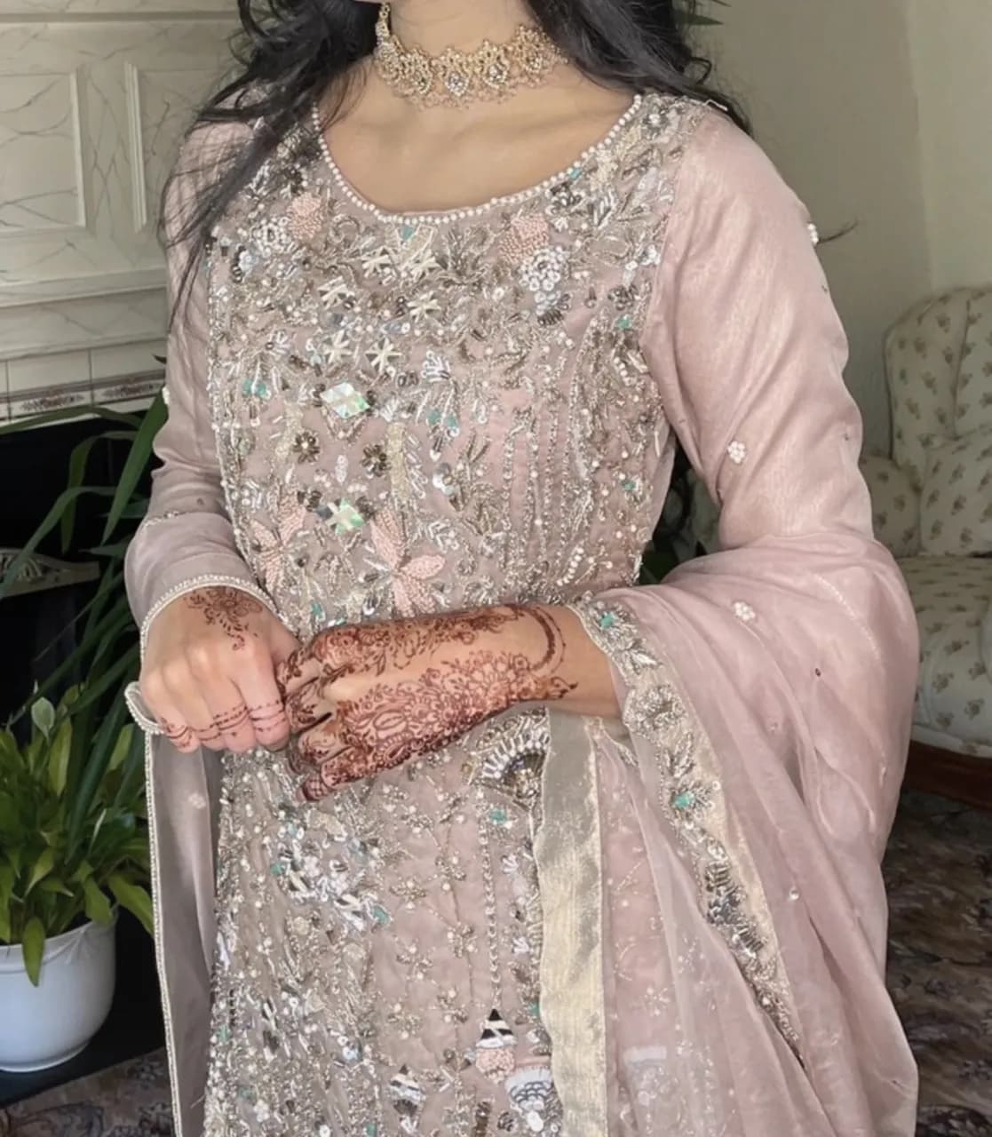 Pakistani embroidered suit- 3 piece — image 1
