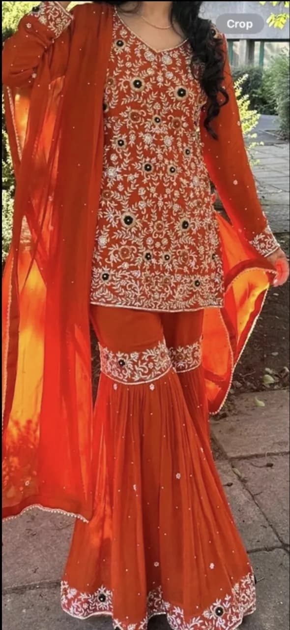 Orange gharara — image 1