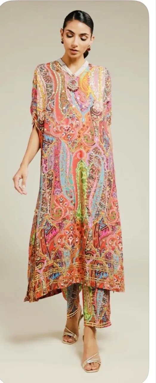 Khaadi Khaas 2 piece kaftan and trousers set — image 1