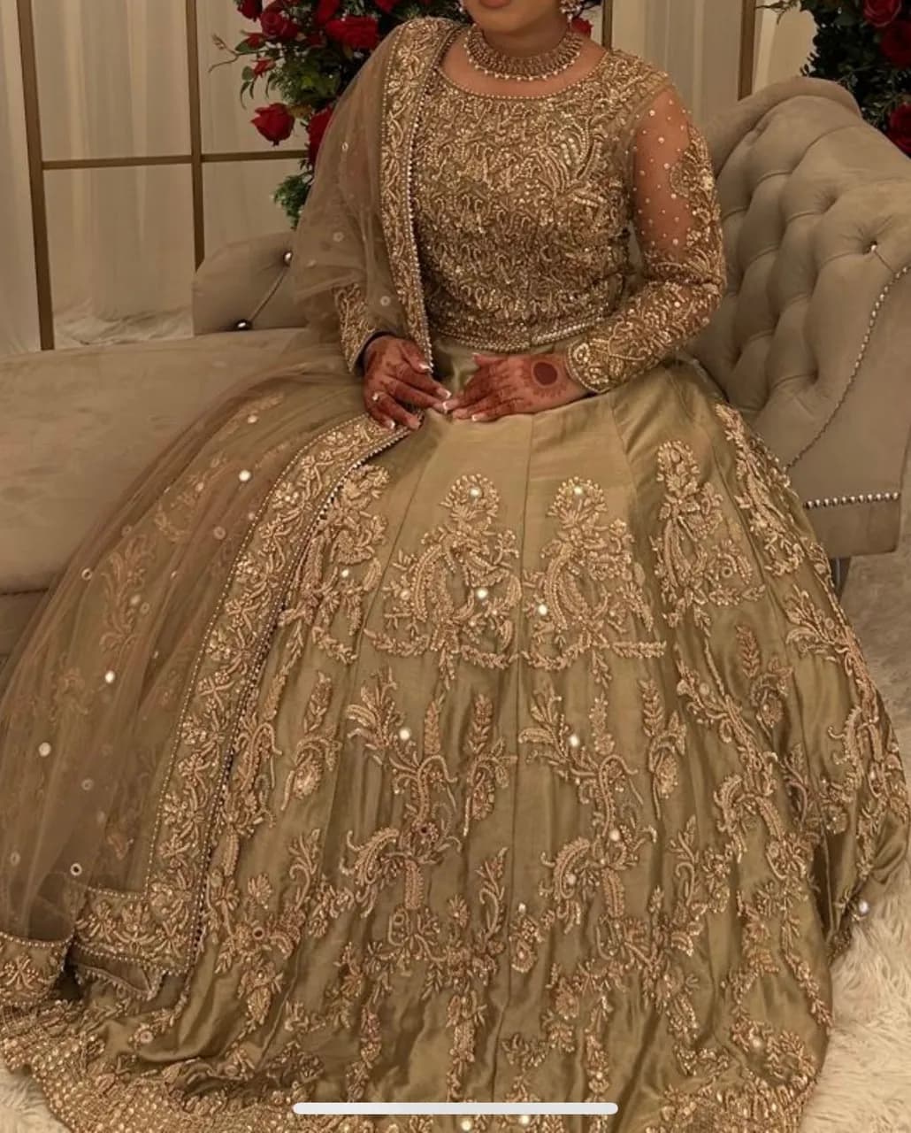 Faiza saqlain inspired lengha choli — image 1