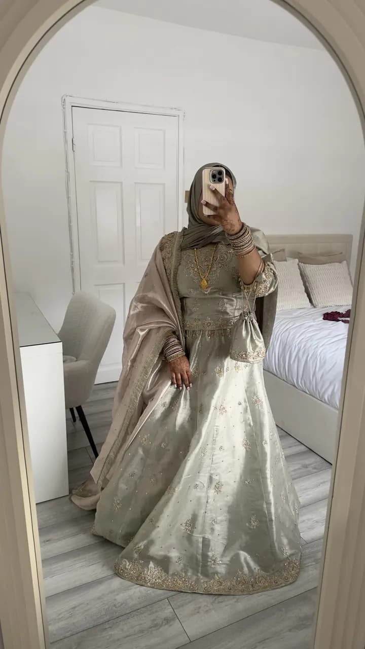 Mint/sage green/pistachio lengha- for bridesmaids — image 1