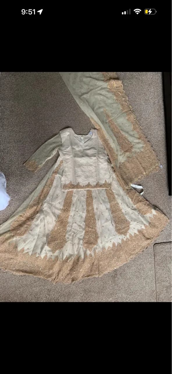 Bridal nikah lehnga- uk10-12 approx — image 1