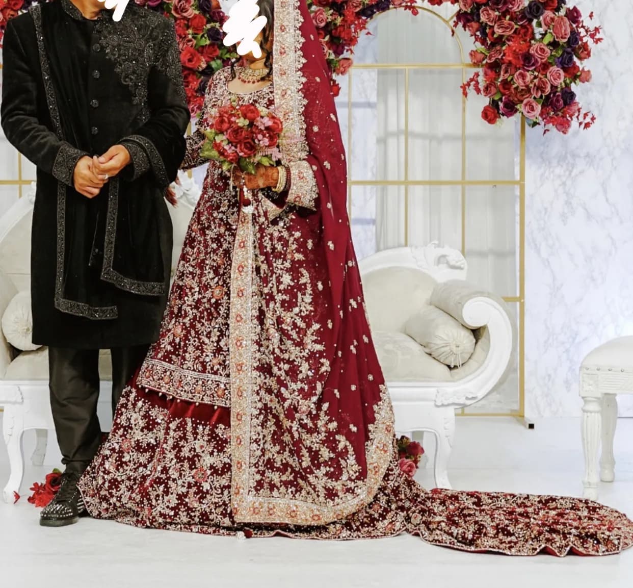 Bridal Lengha (Long) With skirt — image 1