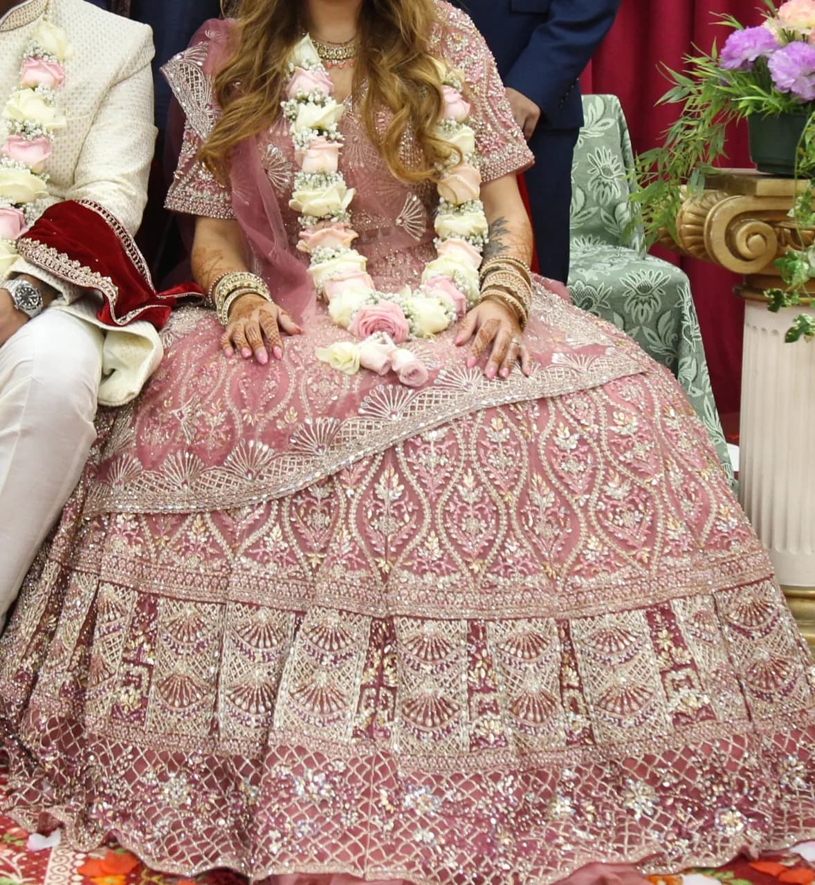 Stunning bridal lengha — image 1